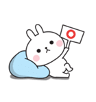 もっぱらやる気が出ない〇うさぎのスタンプ（個別スタンプ：19）
