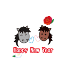 飛び出すモブ馬隊の冬Winter（個別スタンプ：17）