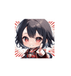 赤のちび戦士スタンプ（個別スタンプ：1）