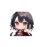 赤のちび戦士スタンプ（個別スタンプ：6）