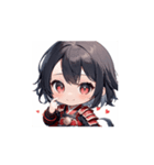 赤のちび戦士スタンプ（個別スタンプ：8）