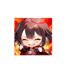 赤のちび戦士スタンプ（個別スタンプ：15）