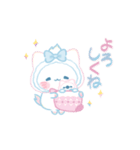 子ねこモニカのかわいいパステル冬スタンプ（個別スタンプ：10）