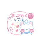 子ねこモニカのかわいいパステル冬スタンプ（個別スタンプ：20）