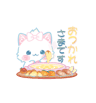 子ねこモニカのかわいいパステル冬スタンプ（個別スタンプ：22）