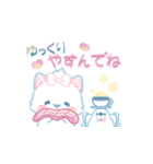 子ねこモニカのかわいいパステル冬スタンプ（個別スタンプ：23）