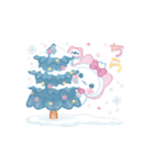 子ねこモニカのかわいいパステル冬スタンプ（個別スタンプ：25）