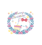 子ねこモニカのかわいいパステル冬スタンプ（個別スタンプ：33）