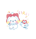 子ねこモニカのかわいいパステル冬スタンプ（個別スタンプ：34）