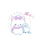 子ねこモニカのかわいいパステル冬スタンプ（個別スタンプ：35）