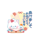 子ねこモニカのかわいいパステル冬スタンプ（個別スタンプ：38）