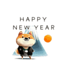 旅犬シバちよ★クリスマス＆お正月セット（個別スタンプ：2）
