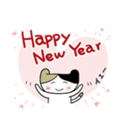 ねこちゃん冬のご挨拶（個別スタンプ：17）