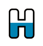 国旗カラー♡アルファベット＆数字（個別スタンプ：8）