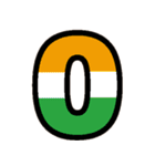 国旗カラー♡アルファベット＆数字（個別スタンプ：36）