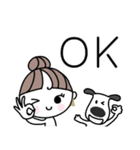 みんなの姉御！大人の気遣い冬スタイル（個別スタンプ：9）