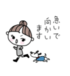 みんなの姉御！大人の気遣い冬スタイル（個別スタンプ：19）