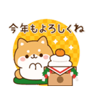 飛び出す！わんわんず8（冬・年賀）（個別スタンプ：24）