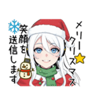 Android robot AIサンタのごあいさつ（個別スタンプ：1）