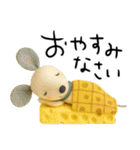 mottoのほんわかアニマル(3D)♡冬（個別スタンプ：4）