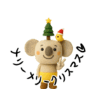 mottoのほんわかアニマル(3D)♡冬（個別スタンプ：10）