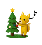 mottoのほんわかアニマル(3D)♡冬（個別スタンプ：11）