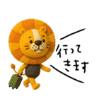 mottoのほんわかアニマル(3D)♡冬（個別スタンプ：16）