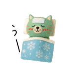 mottoのほんわかアニマル(3D)♡冬（個別スタンプ：24）