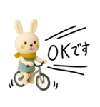 mottoのほんわかアニマル(3D)♡冬（個別スタンプ：26）