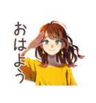 冬のおしゃれOLスタンプ★（個別スタンプ：2）