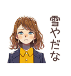 冬のおしゃれOLスタンプ★（個別スタンプ：14）