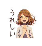 冬のおしゃれOLスタンプ★（個別スタンプ：18）