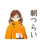 冬のおしゃれOLスタンプ★（個別スタンプ：24）