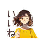 冬のおしゃれOLスタンプ★（個別スタンプ：26）