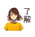 冬のおしゃれOLスタンプ★（個別スタンプ：27）