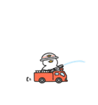 へんてこなべびあひる③（個別スタンプ：35）