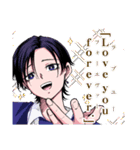 しのびごと(たけぐし一本・みたらし三大)（個別スタンプ：30）