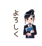 仕事女子の冬★あったか気分（個別スタンプ：8）