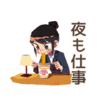 仕事女子の冬★あったか気分（個別スタンプ：14）