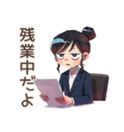 仕事女子の冬★あったか気分（個別スタンプ：15）