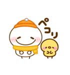 動く♡ちびマロの冬（個別スタンプ：13）