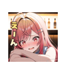 ベロベロほろ酔いガール（個別スタンプ：28）