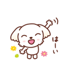 マルチーズ_モモのたのしい日々（個別スタンプ：2）