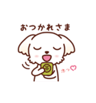 マルチーズ_モモのたのしい日々（個別スタンプ：11）