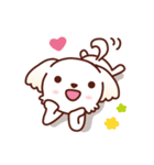 マルチーズ_モモのたのしい日々（個別スタンプ：12）