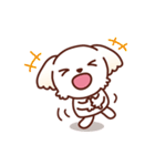 マルチーズ_モモのたのしい日々（個別スタンプ：18）