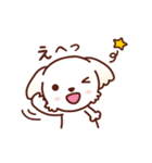 マルチーズ_モモのたのしい日々（個別スタンプ：34）