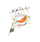 ねこタイツとゆるい祝福 BIG【 再販 】（個別スタンプ：25）