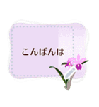 12月の誕生花＊メッセージスタンプ（個別スタンプ：4）