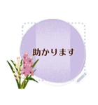 12月の誕生花＊メッセージスタンプ（個別スタンプ：11）